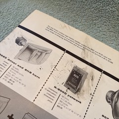 Vintage Altec Catalog Finished Cabinet & Floor Speakers Stereo Equipment 1964 #F
