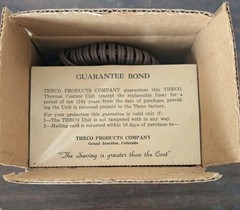 VTG Rare Theco Unit Thermal Control Unit For Television Tubes Grand Junction CO.