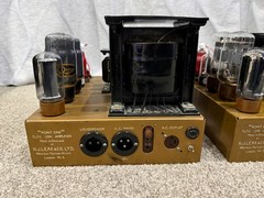 Leak TL12.1 Valve Amplifier Pair — RESTORED + SPEAKER CONNECTORS!