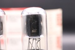 RCA 6SN7GTB Matched Pair NOS/NIB Black tall Ladder Plates matched & balanced!!!