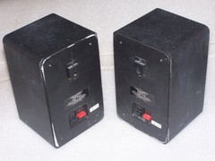 Realistic Minimus 7 Bookshelf Surround Speakers 40-2030C Upgraded Crossover Caps