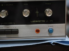 Lafayette LA-975 SQ Amplifier Switches & Controls Cleaned Fully Tested 33 Watts