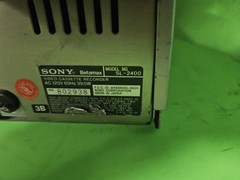 Sony SL-2400 Betamax beta tape player Recorder