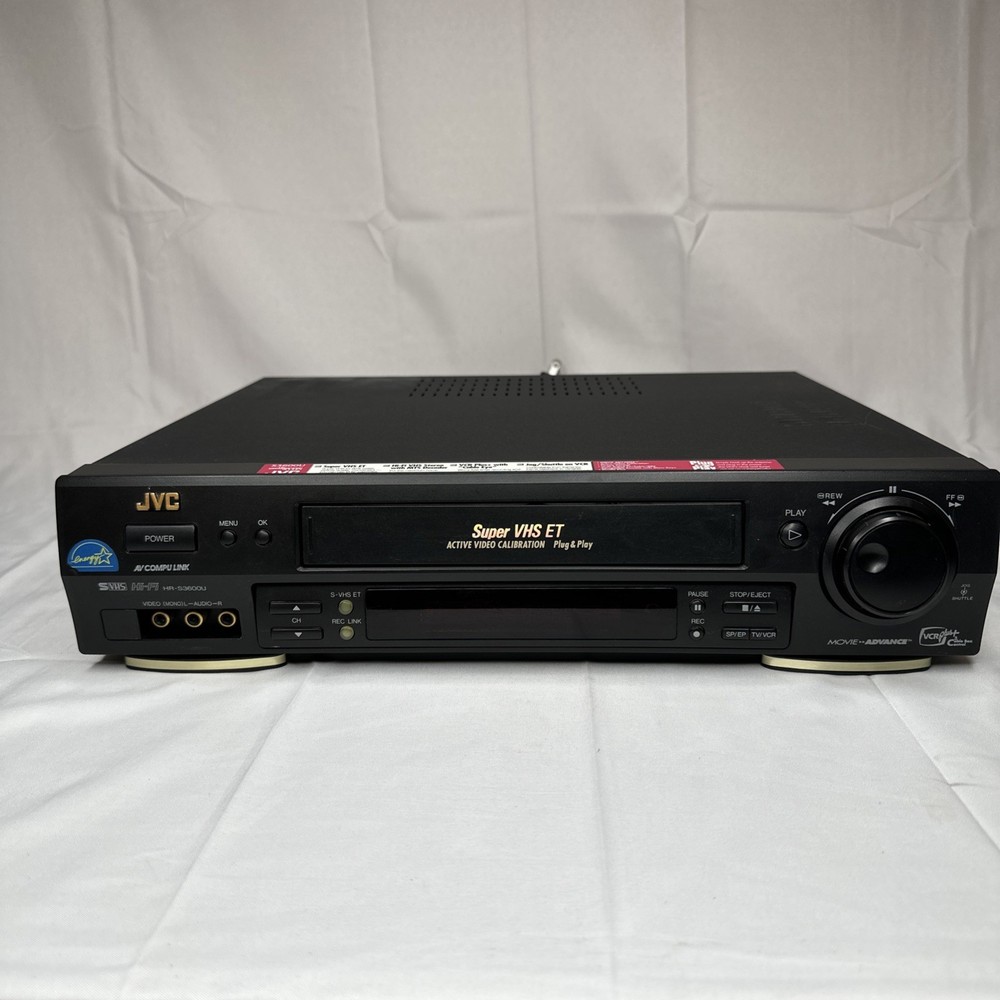 JVC HR-S3600U Super VHS 4-Head Video Cassette Player VCR – Read