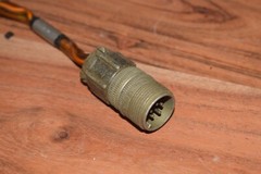 CANNON AMPHENOL R-2 MILITARY ADAPTER w/ FLEX CABLE – MALE 5-PIN TO FEMALE 4 PIN