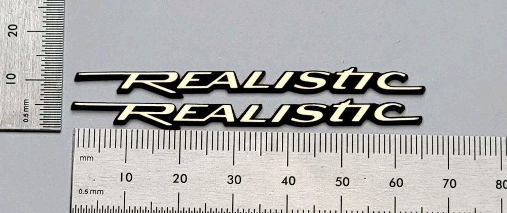 Realistic Speaker Badge Logo Emblem Premium Gold Pair With Self Stick Adhesive