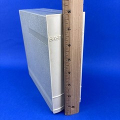 Vintage BASF Reel to Reel Plastic Storage Case Empty Holds 3 X 7″ Tape Clean
