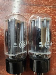 5U4GB 5AS4A Vacuum Tubes (2) N.O.S. Matched GE