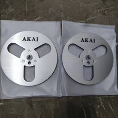 One Pair 7” black AKAI Light Aluminum Reel to Reel Take Up Reel for AKAI GX-77