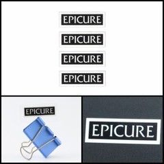 Epicure logo badge Sticker Decal waterproof 39mm(1.54″) X 13mm(0.51″)