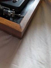 Dual 1218 Turntable with Wood Plinth & Manual