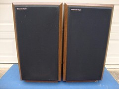 Nice Cerwin Vega AT-15 Large 3-way Floor Speakers -15″ Woofer -Reconditioned