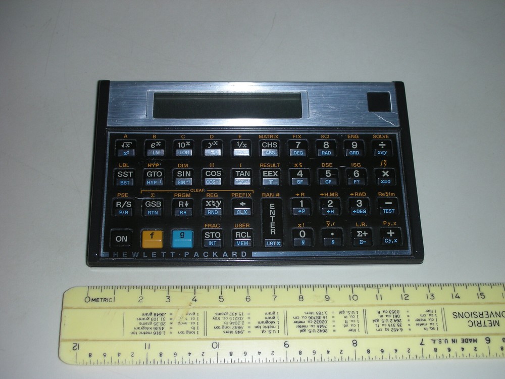 1985 HP 15C Scientific Calculator USA w/ Soft Case (Serial #2549A51505)