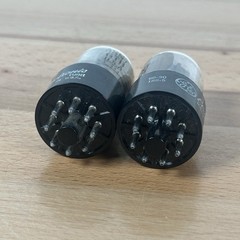 6SN7GTB MATCHED PAIR (2) GENERAL ELECTRIC FULLY TESTED NOS