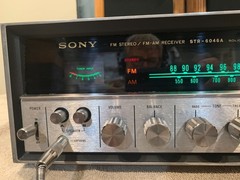 Serviced Clean Sony STR-6046A Stereo Receiver Working Well