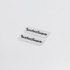 Rockford Fosgate Speaker Logo Badge Custom Made 32.5mm(1.28″)X11mm(0.43″)
