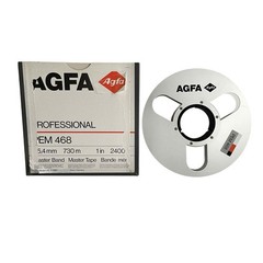 Vintage Pro Audio AGFA PEM 468 Empty 1″ Metal Analog Tape Reel 10.5” With Box