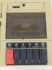 VINTAGE CALIFONE 5270 AV 10W TAPE Cassette RECORDER PLAYER Works