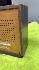SONY FM/AM RADIO MODEL ICF-9740W TABLETOP WOOD GRAIN 13″ X 9″ + Antenna SERVICED