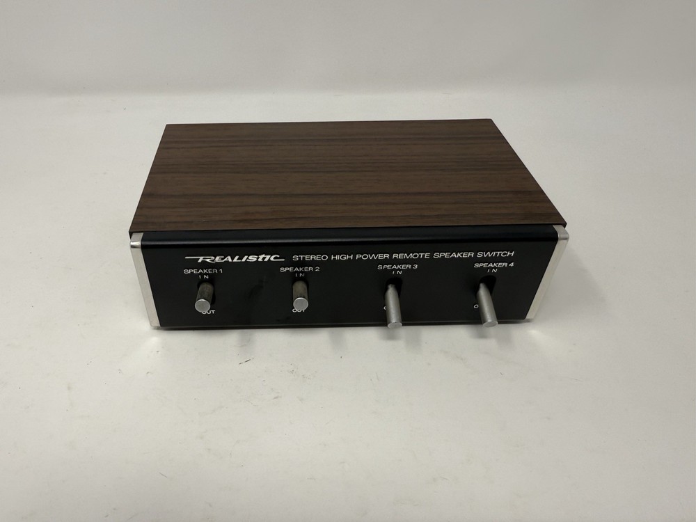 Realistic Stereo High Power Remote Speaker Switch Cat. No 40-135 Used