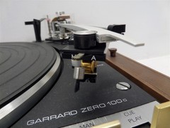 Vintage Garrard Zero 100c Turntable w/ Pickering XV 15 Stylus Cartridge