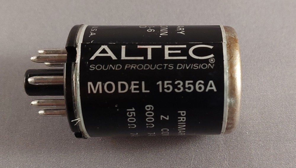 Altec 15356A transformer 150:600 to 600 ohm Mic/Line plug-in transformer, QTY 1