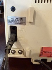RCA Under Counter B&W Television / Radio(1987)Original Mounting Bracket Included