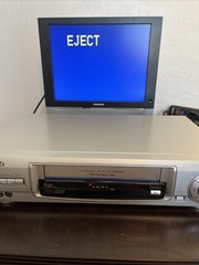 Panasonic PV-D4621 Blue Line VCR Player VHS Tape Cassette recorder Working