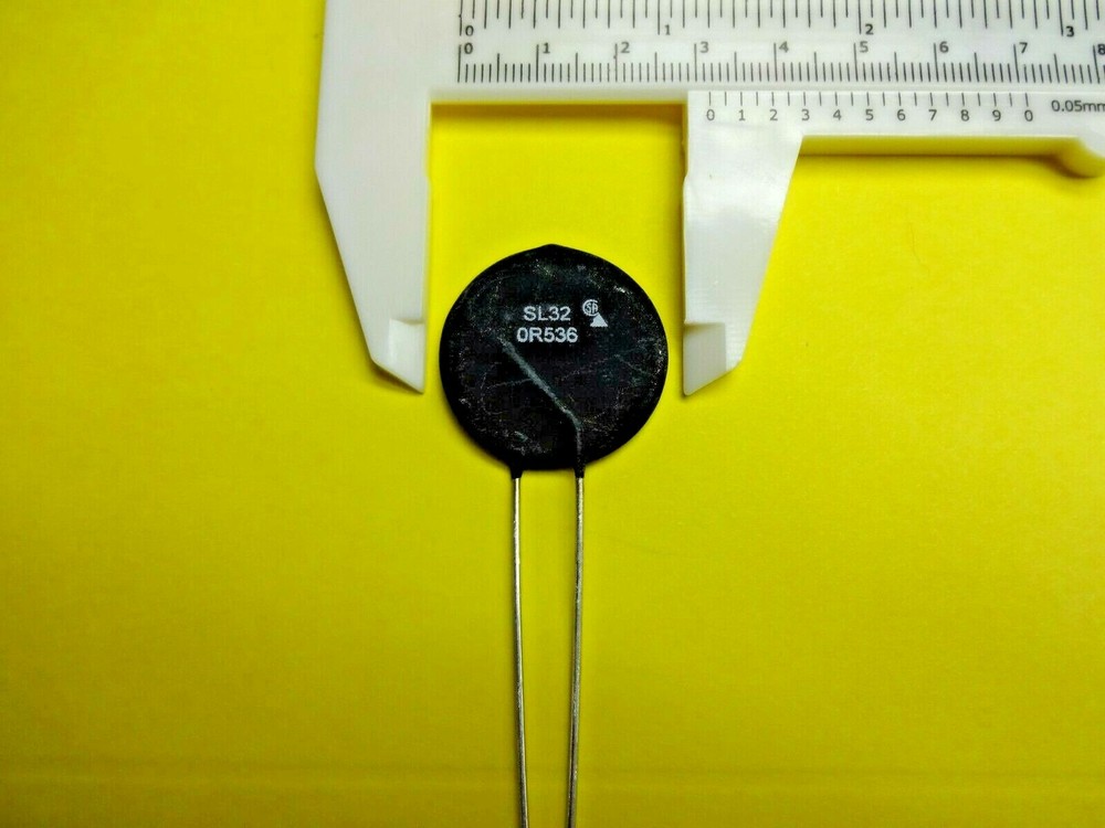 INRUSH LIMITER .5 OHMS 30 AMP MIN 32MM FOR DYNACO HAFLER OTHERS AS REQUESTED !
