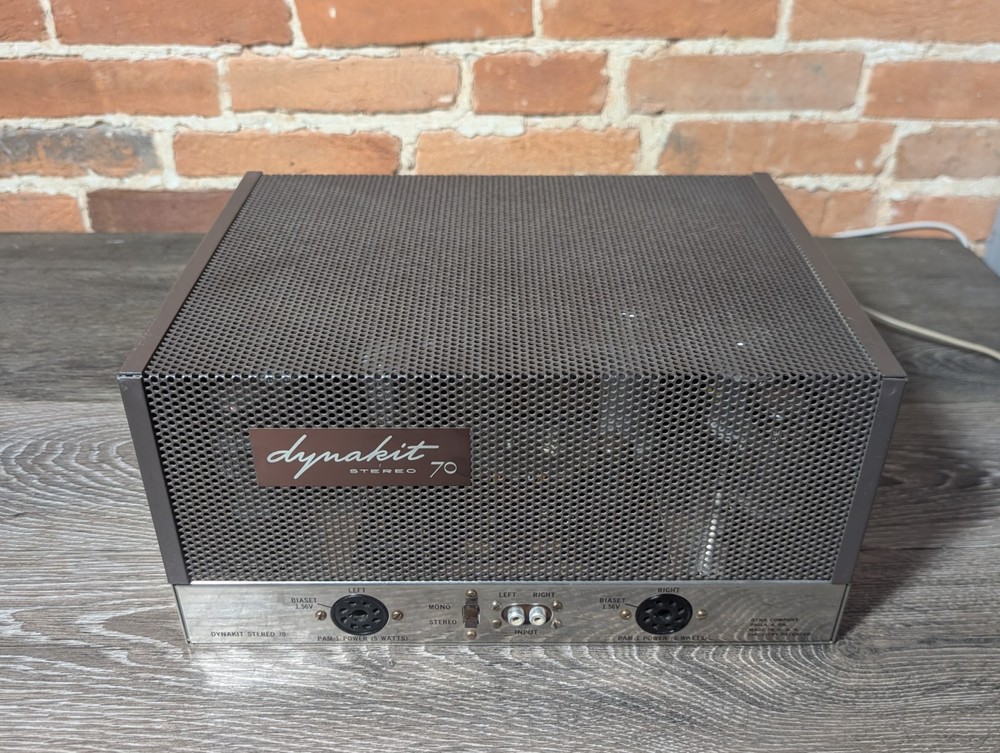 Dynaco ST-70 Dynakit Stereo 70 Tube Amplifier with Cage Vintage