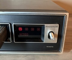 Vintage Sanyo 2/4 channel stereo 8 track tape player works Rd8010