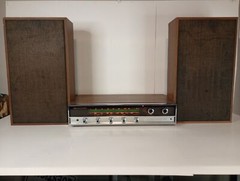 Vintage Panasonic RE-7670D Stereo Receiver With Original Panasonic Speakers Set