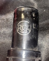 USN 1943 CRC RCA 6SC7 NOS NAVY WWII Fender 26 Tweed Deluxe Woody Guitar Amp Tube