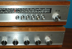Dual CV-12B Integrated Amplifier w/CT-15 AM/FM/SW/LW Tuner ~Speakers MCM Germany