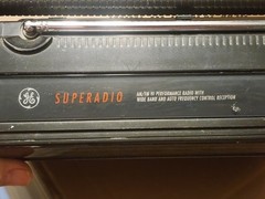 Vtg GE SUPERADIO AM/FM HI Performance Radio w/Wide Band Long Range 7-2887A AC/DC