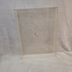 Hitachi TURNTABLE HT-12 Part Dust Cover Lid Melt Marks As Is Read