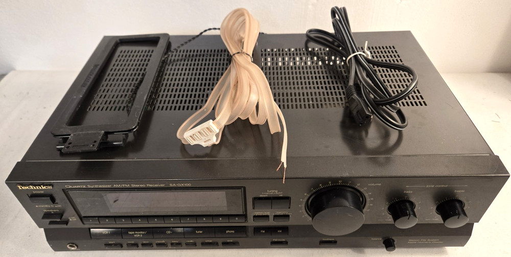 Technics SA-GX100 2-ch 40w Quartz Synthesizer Am/Fm Stereo Receiver TESTED WORKS