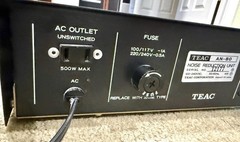 TEAC An-80 Dolby Noise Reduction Unit Tape Deck Recording Equipment