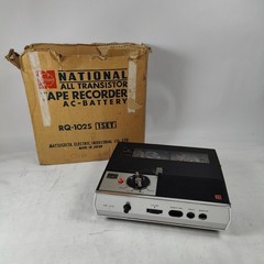 Vintage National RQ-102S All Transistor Tape Recorder – Made in Japan (With Box)