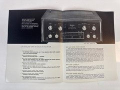 Vintage McIntosh C28 Stereo Preamplifier Color Sales Spec Booklet