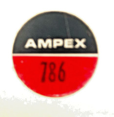 Ampex 766 10.5″ Aluminum Reel to Reel Tape Reels Lot of 3 w/ Tape Vintage