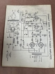 Vintage Dynaco Dynakit Mark 3 III Original Assembly Instruction Manual