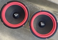 A+ Pair Cerwin Vega 10” 101-W2 Woofer Speakers New Surrounds 5.8 DCR D Series
