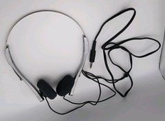 Vintage Japan Made Dynamic Microphones & Lightweight Stereo Headphones Set 3.5mm