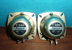 Sansui SP-2000 Model T-200 Horn Tweeters 16 Ohms 2 pcs. Very Good Condition