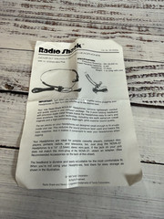 Vintage Radio Shack Nova-37 In Ear Folding Headphones with Box and Instructions