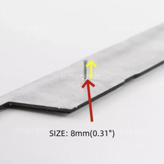 2PCS DIY For BOSE Aluminum logo badge replacement piece 204mm x 27mm