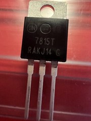 7815T ONSEMI LINEAR VOLTAGE REGULATOR TO-220-3 CASE 1A 15V (PKG QTY 4) SEE PHOTO