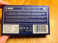 BASF Chrome Extra II 90 Precision Hifi 2 x 45 Min Cassette Tape – New Sealed