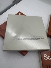 scotch 3M audio recording tape 177 Lot Of 6 W/ Brand New Sealed AMPX 642